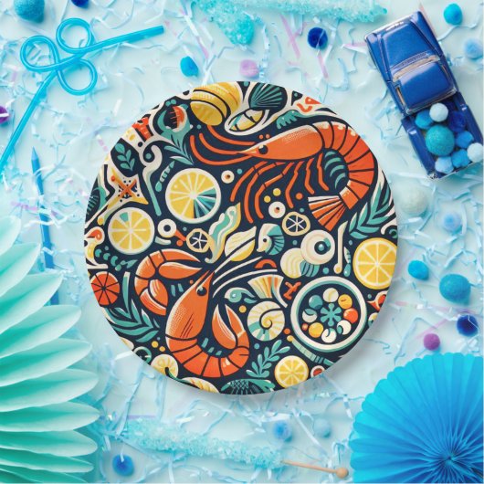 Crustaceans Paper Party Bord (Feest)