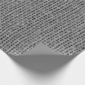 crustisch landpapier met zwarte omhulling cadeaupapier (Hoek)