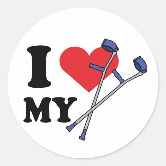 Crutch Liefde Stickers (Voorkant)