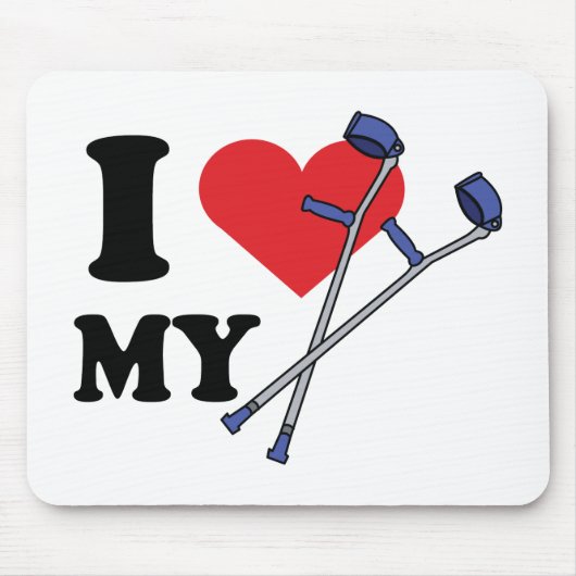 Crutch Love Mousepad Muismat (Voorkant)