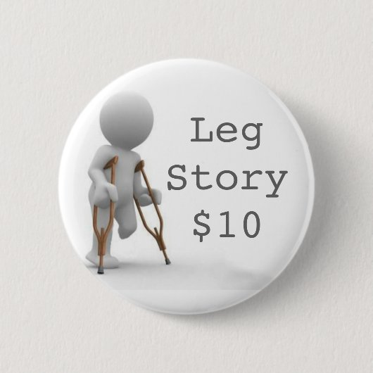 CRUTCHESLARGE, LegStory$10 Ronde Button 5,7 Cm (Voorkant)