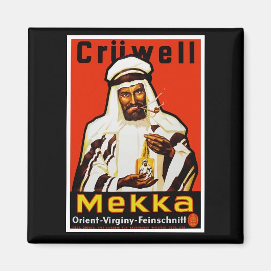 Cruwell Mekka Tobacco Magneet (Voorkant)