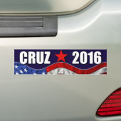 Cruz 2016 bumpersticker (Op auto)