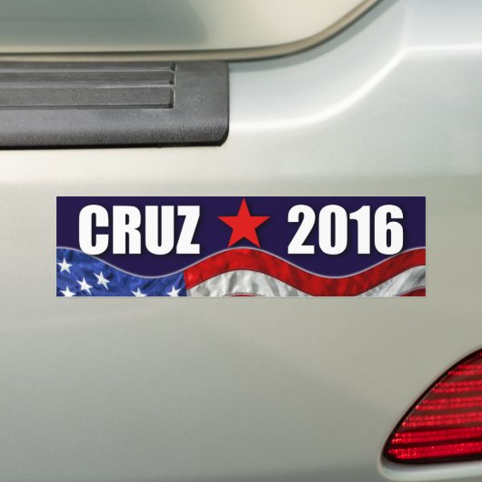 Cruz 2016 bumpersticker (Op auto)