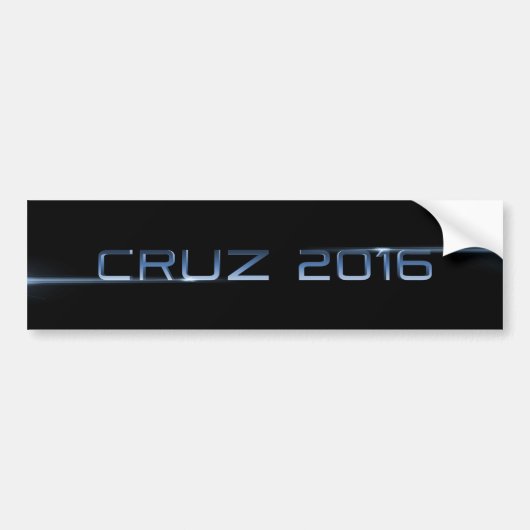Cruz 2016 bumpersticker (Voorkant)