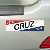 Cruz 2016 Diagonal Campaign Bumpersticker -.png (Op auto)