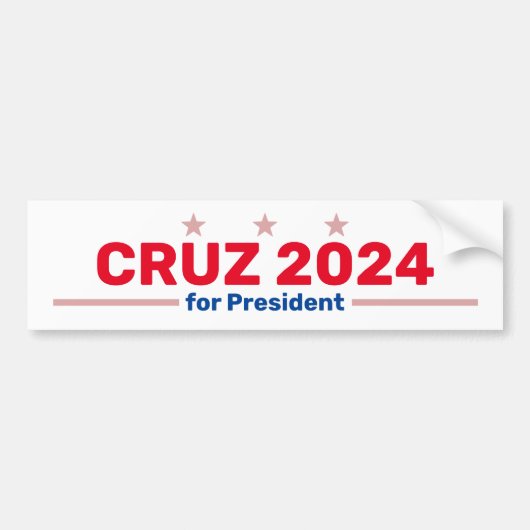 Cruz 2024-bumpersticker bumpersticker (Voorkant)