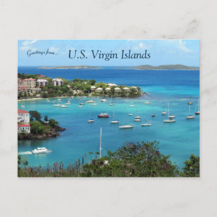 Cruz Bay St. John Amerikaanse Maagdeneilanden Briefkaart