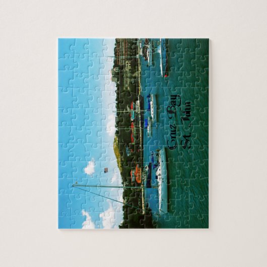 Cruz Bay St. John Legpuzzel (Verticaal)