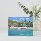 Cruz Bay, St. John USVI Briefkaart (Staand voorkant)