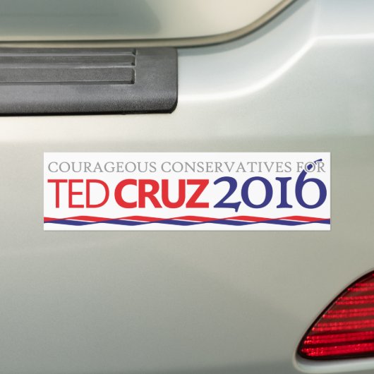 Cruz Conservative Bumpersticker (Op auto)