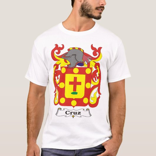 Cruz Family Coat of Arms T-shirt (Voorkant)