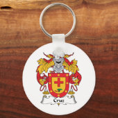 Cruz Family Crest Sleutelhanger (Voorkant)