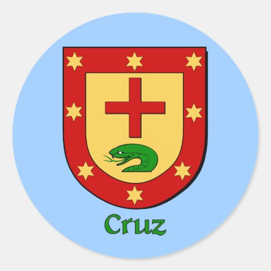Cruz Family Shield Stickers (Voorkant)