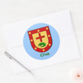 Cruz Family Shield Stickers (Envelop)