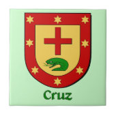 Cruz Family Shield Tegeltje (Voorkant)