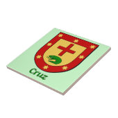 Cruz Family Shield Tegeltje (Zijkant)