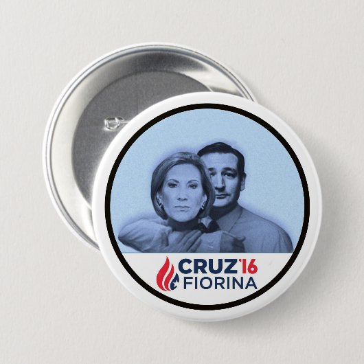 Cruz Fiorina '16 Ronde Button 7,6 Cm (Voorkant /achterkant)