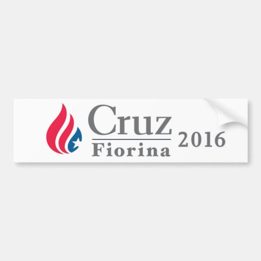 Cruz/Fiorina 2016 DISCOUNT bumper sticker (Voorkant)