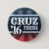 CRUZ FIORINA 2016 RONDE BUTTON 5,7 CM (Voorkant)