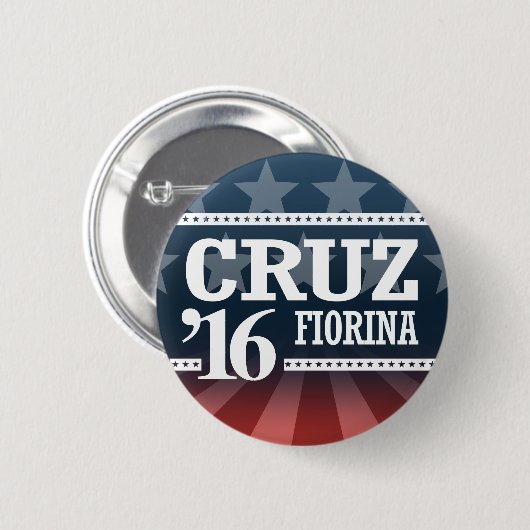 CRUZ FIORINA 2016 RONDE BUTTON 5,7 CM (Voorkant /achterkant)