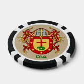 Cruz Heraldic Arms Poker Chips (Enkel)
