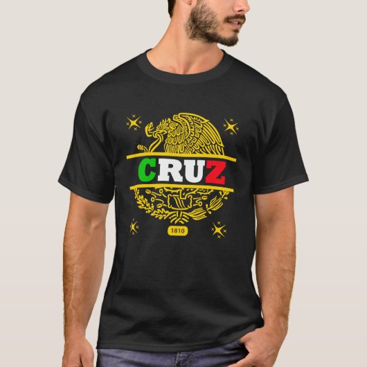 CRUZ MEXICO GOLD T-SHIRT (Voorkant)