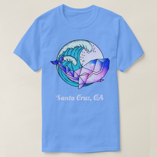 Cruz Santa CA Japanse verf Geometric Orca Killer T-shirt (Design voorkant)