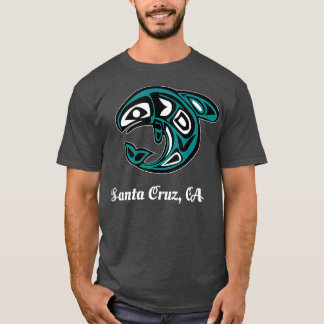 Cruz Santa CA Native American Tribal Orca Killer W T-shirt