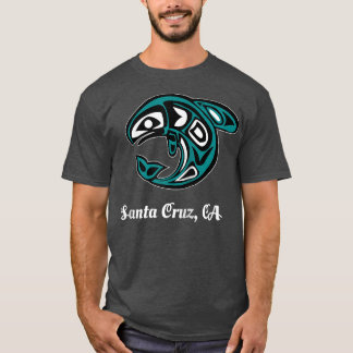Cruz Santa CA Native American Tribal Orca Killer W T-shirt