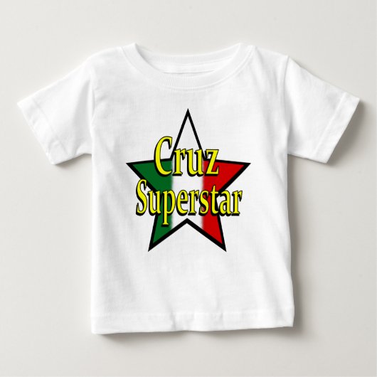 Cruz Superstar Baby T-Shirt (Voorkant)
