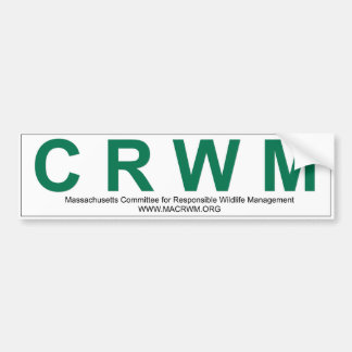 CRWM-Bumpersticker Bumpersticker