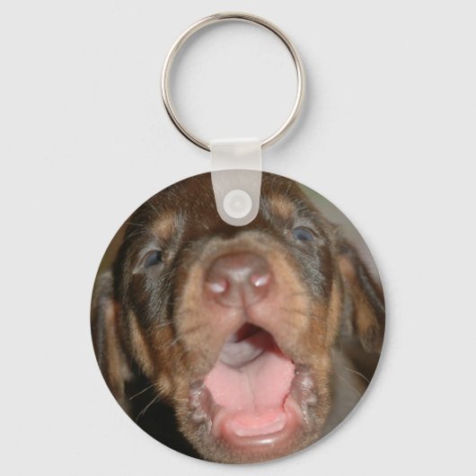 Cry baby Doberman Sleutelhanger (Voorkant)