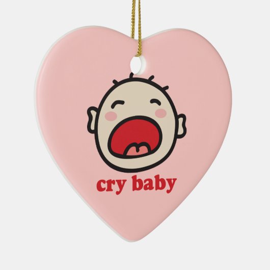 Cry Baby Keramisch Ornament (Rechts)
