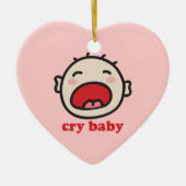 Cry Baby Keramisch Ornament (Voorkant)