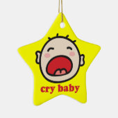 Cry Baby Keramisch Ornament (Rechts)