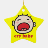 Cry Baby Keramisch Ornament (Voorkant)
