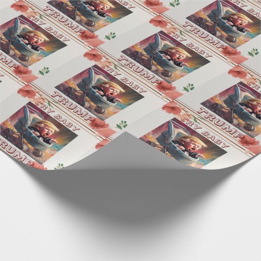 Cry Baby Trump inpakpapier (Hoek)