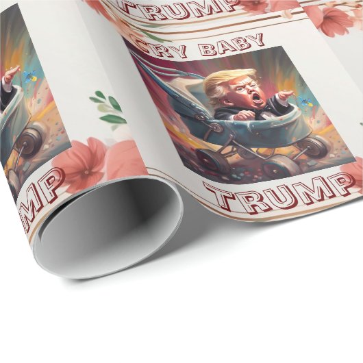 Cry Baby Trump inpakpapier (Rol Hoek)