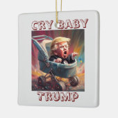Cry Baby Trump Keramisch Ornament (Links)