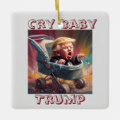 Cry Baby Trump Keramisch Ornament (Voorkant)