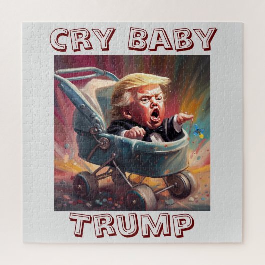 Cry Baby Trump puzzel (Verticaal)