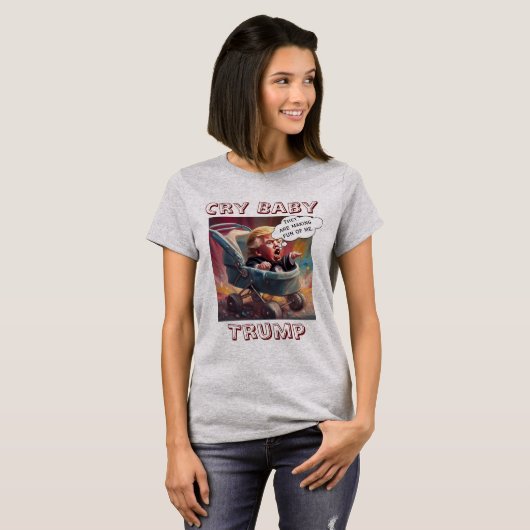 Cry Baby Trump T-shirt (Voorkant volledig)