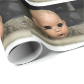 Cry Baby Vintage Doll Head Dirty Window Cadeaupapier (Rol Hoek)