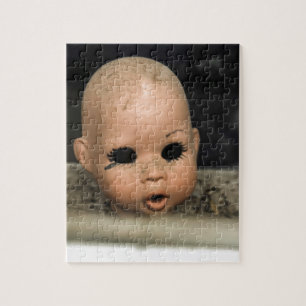 Cry Baby Vintage Doll Head Dirty Window Legpuzzel