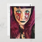 Cry Blood Briefkaart (Voorkant / Achterkant)