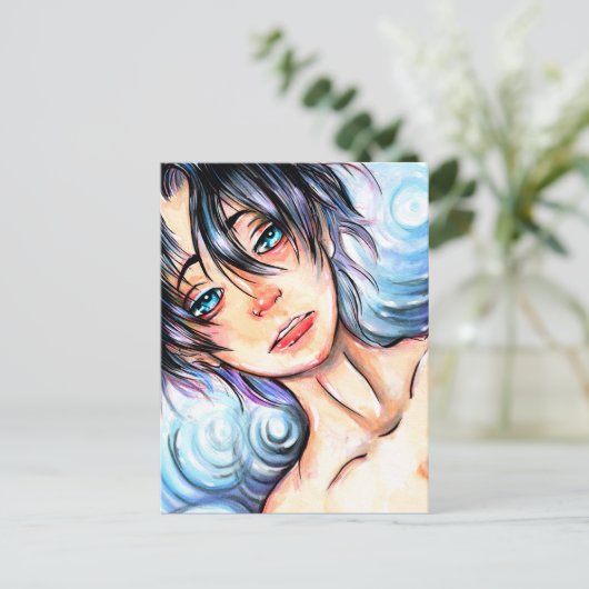 Cry Boy Briefkaart (Staand voorkant)