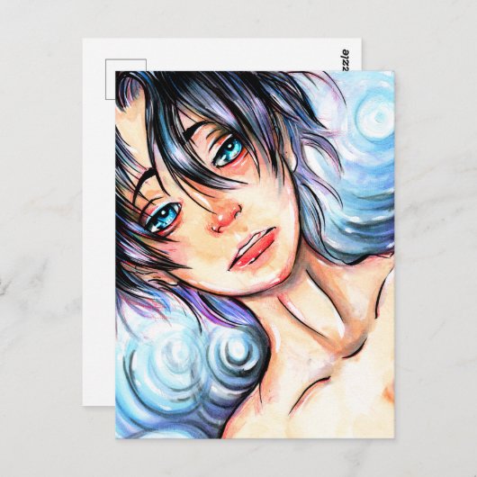 Cry Boy Briefkaart (Voorkant / Achterkant)