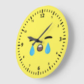 Cry Emoji Grote Klok (Hoek)