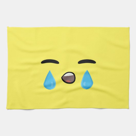 Cry Emoji Theedoek (Horizontaal)